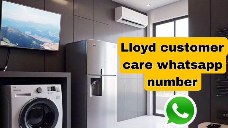 Lloyd Customer Care Whatsapp Number