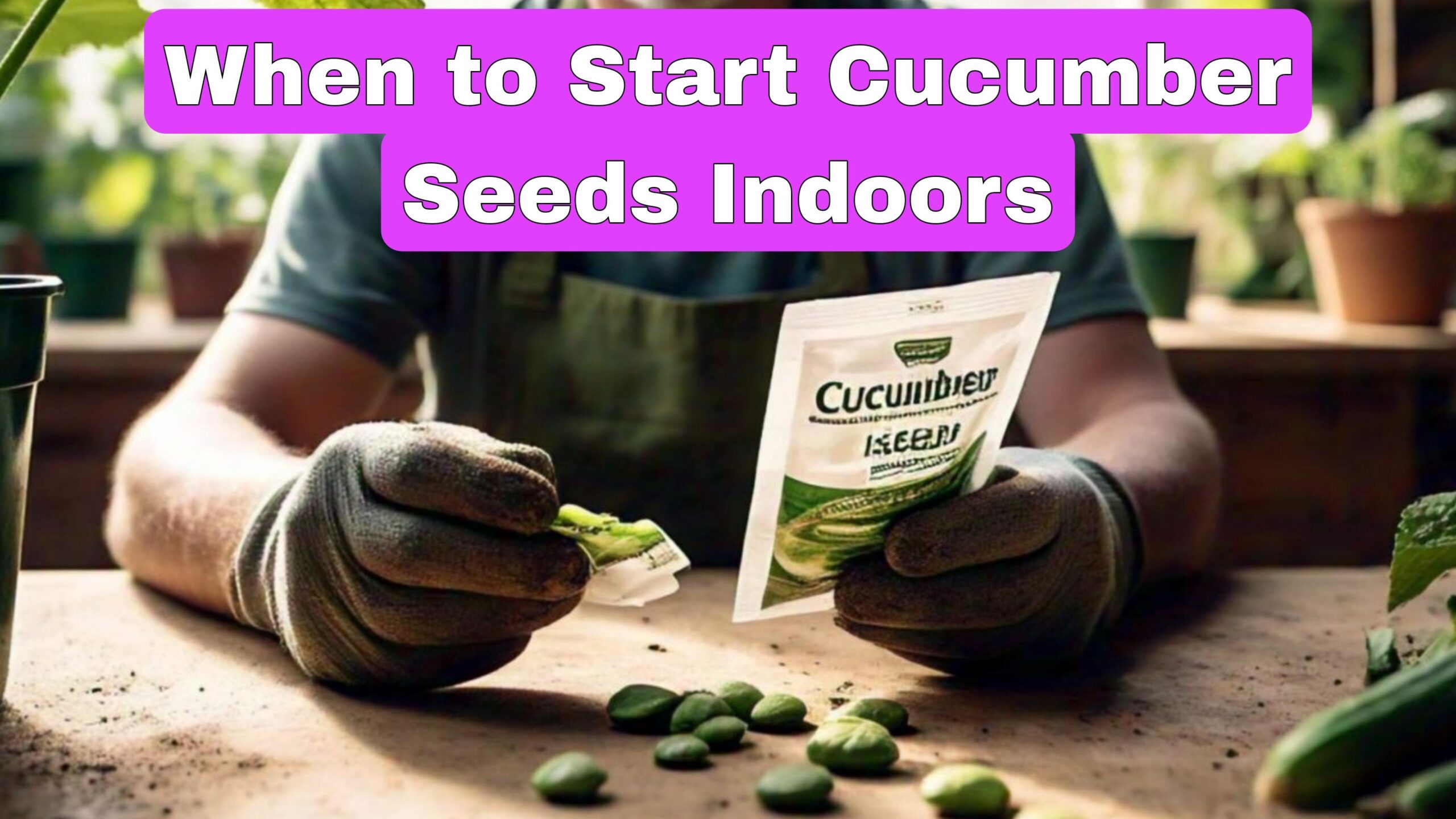 When to Start Cucumber Seeds Indoors Want Great Information?